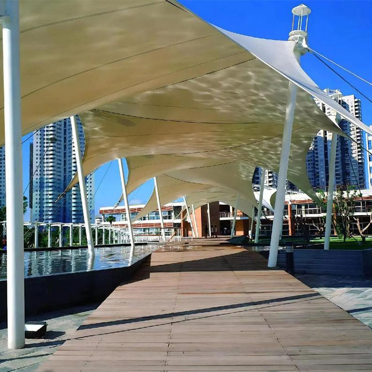 夏河县膜结构景观棚