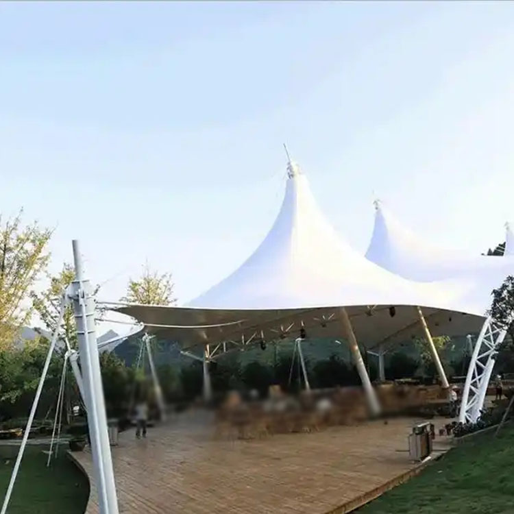 夏河县膜结构景观棚