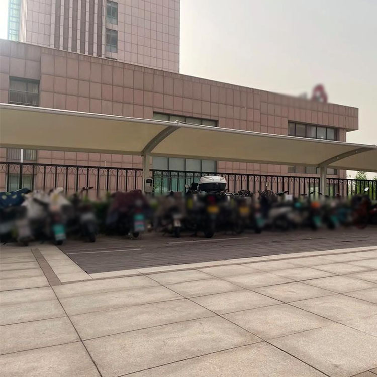 夏河县膜结构电动车棚