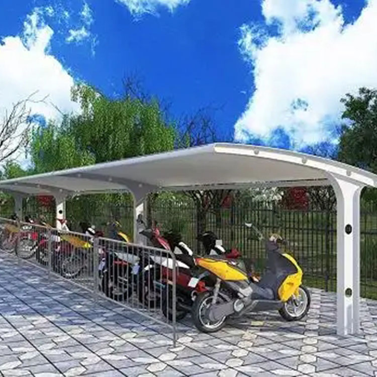 夏河县膜结构电动车棚